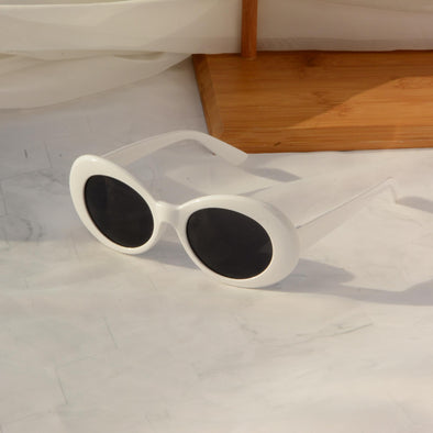 White Retro Super Classic Sunglasses