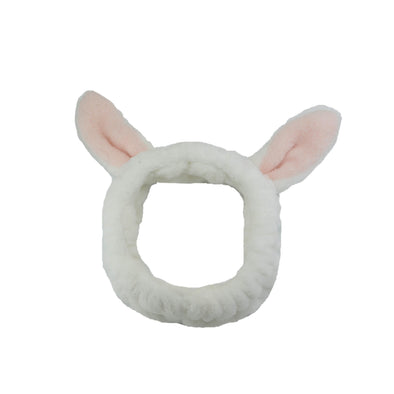 White Bunny Ear Headband