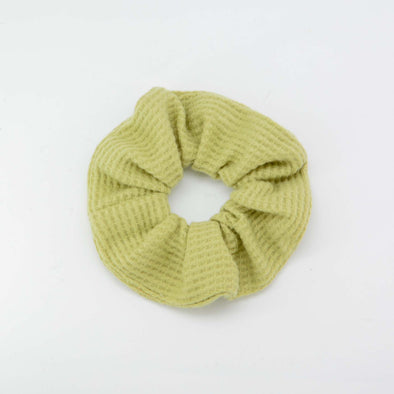 Light Green Knit Scrunchie