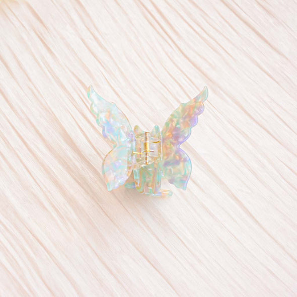 Marble Butterfly Claw Clip
