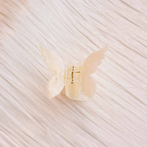 Marble Butterfly Claw Clip