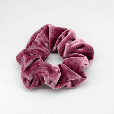 Deep Pink Plush Scrunchie